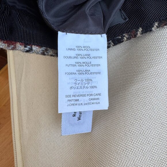 Jcrew Wool Houndstooth Mini Skirt - Picture 8 of 9